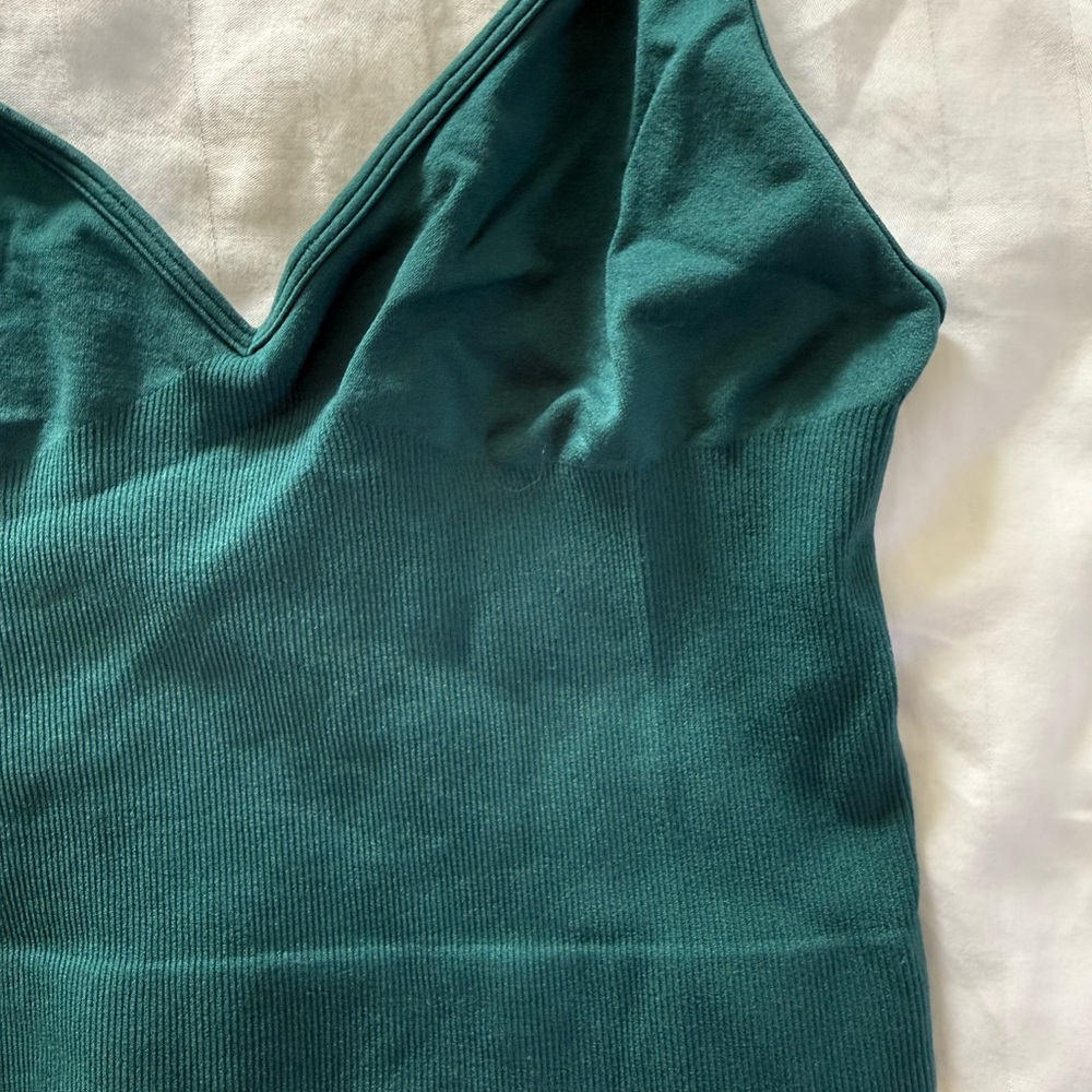 SOLD Intimately Free People Teal Ribbed Tank Top